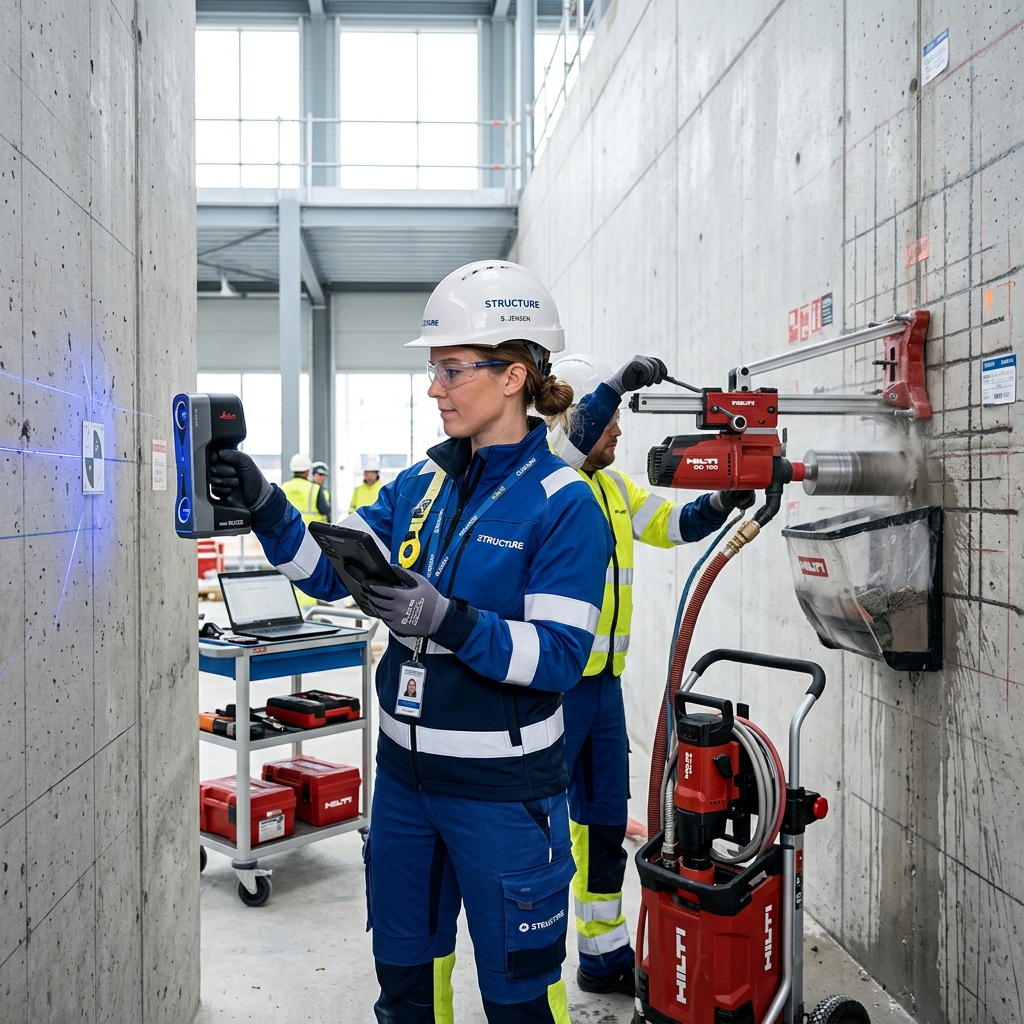 Concrete core drilling and GPR scanning Edmonton Alberta